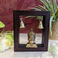 Wooden Frame + Two Bell (Will Fit Upto 5 " Height Idols)