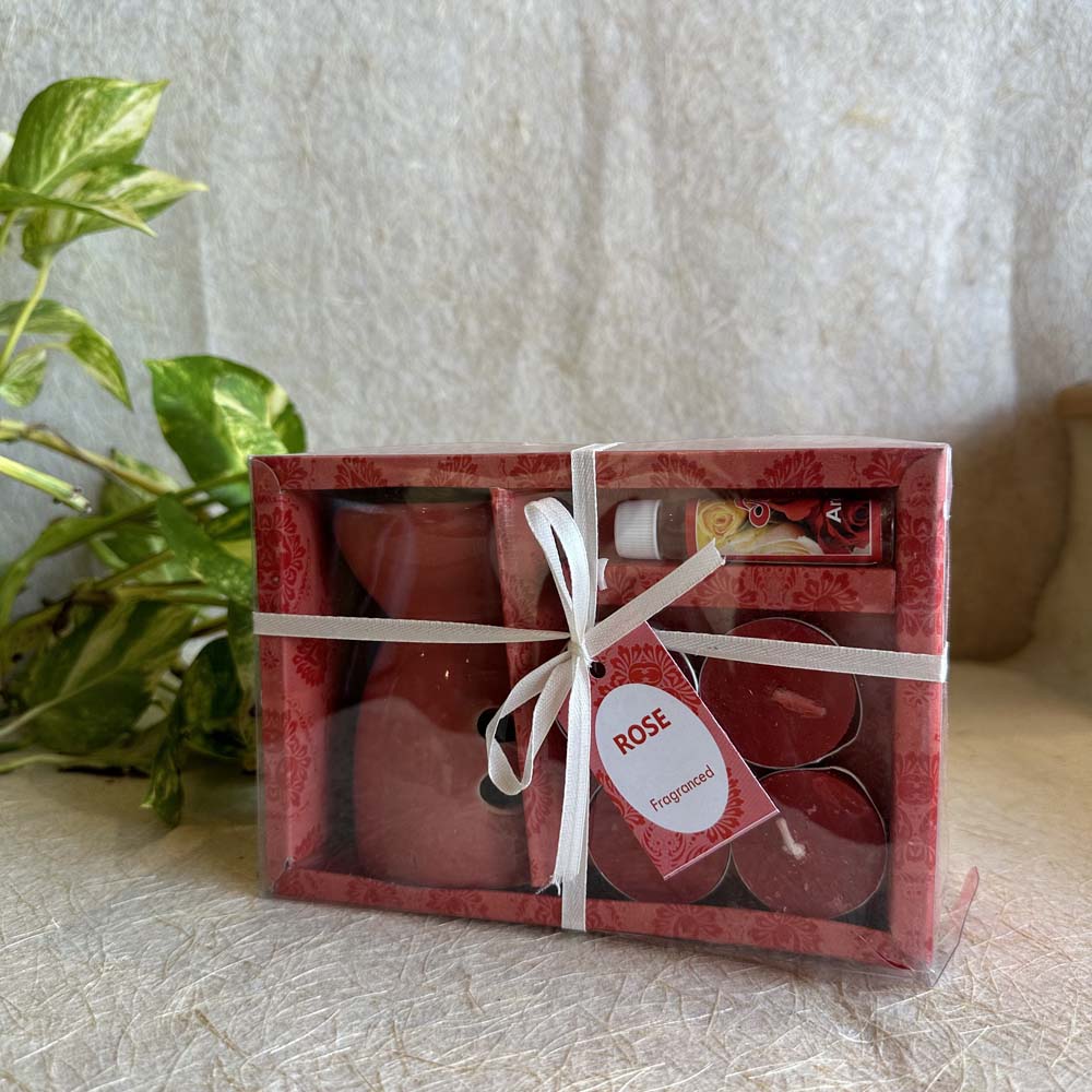 Ruby Red - Ceramic Diffuser Set